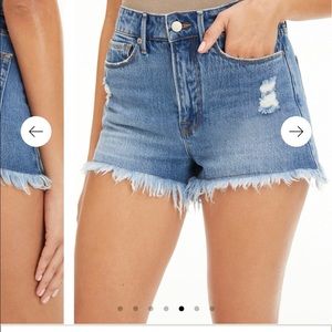 Good American Blue Jean Shorts